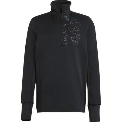 adidas Zwarte X-City 1/4 Zip COLD.RDY Sweatshirt - Heren adidas Zwarte X-City 1/4 Zip COLD.RDY Sweatshirt - Heren