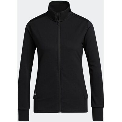 adidas Texturierte Voll-Reißverschluss Golfjacke - Damen - Schwarz adidas Texturierte Voll-Reißverschluss Golfjacke - Damen - Schwarz