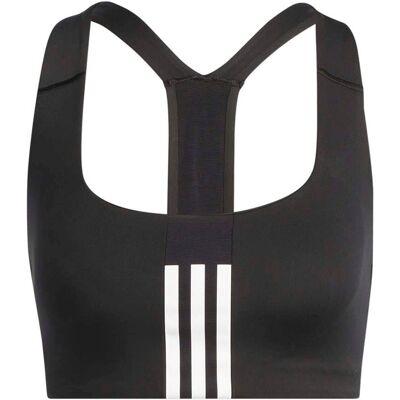 adidas Powerimpact Training Medium-Support Bh - Zwart adidas Powerimpact Training Medium-Support Bh - Zwart