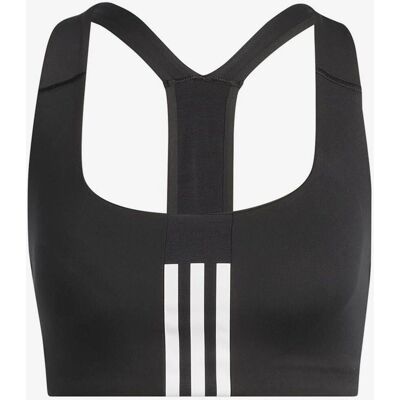 adidas Powerimpact Training Medium-Support Bra - Zwart adidas Powerimpact Training Medium-Support Bra - Zwart