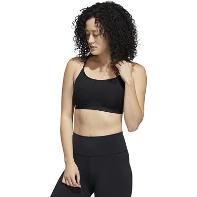 adidas Aeroreact Training Light-Support Bra - Zwart - Dames adidas Aeroreact Training Light-Support Bra - Zwart - Dames