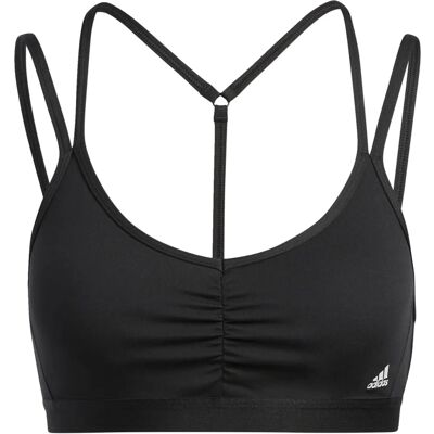 Soutien de yoga adidas de soporte ligero - Negro Soutien de yoga adidas de soporte ligero - Negro