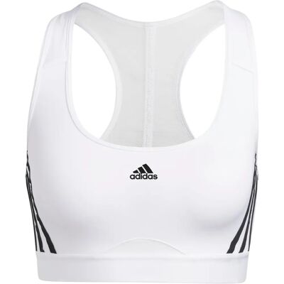 Sostén deportivo adidas Powerreact Training Medio de soporte - Blanco Sostén deportivo adidas Powerreact Training Medio de soporte - Blanco