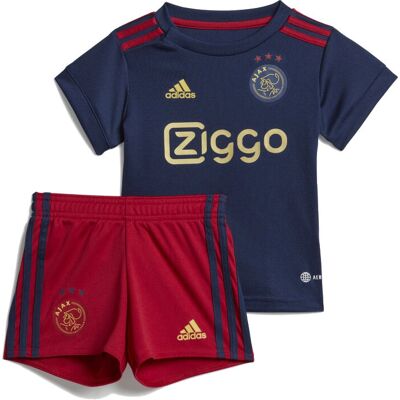 adidas Ajax Amsterdam 22/23 Away Baby Kit - Blauw adidas Ajax Amsterdam 22/23 Away Baby Kit - Blauw