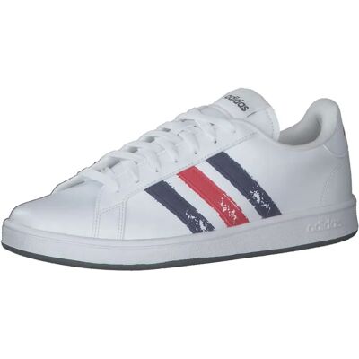 Adidas Grand Court Base Beyond Herrcasualskor Röd Blå Vit Adidas Grand Court Base Beyond Herrcasualskor Röd Blå Vit