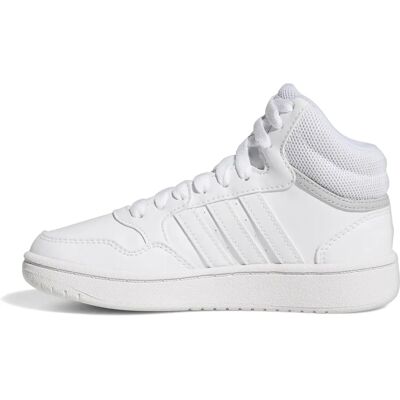 Adidas Hoops Mid Crianças - cloud white/cloud white/grey two Adidas Hoops Mid Crianças - cloud white/cloud white/grey two