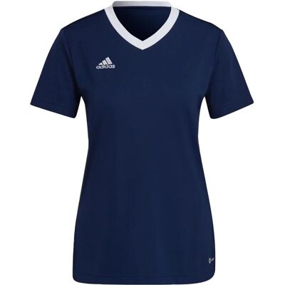 Koszulka piłkarska Adidas Entrada 22 - Niebieska - Dla kobiet Koszulka piłkarska Adidas Entrada 22 - Niebieska - Dla kobiet