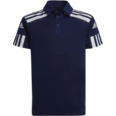 Polo Adidas Squadra 21 JR - Tessuto riciclato, Assorbe umidità, Allenamento Polo Adidas Squadra 21 JR - Tessuto riciclato, Assorbe umidità, Allenamento