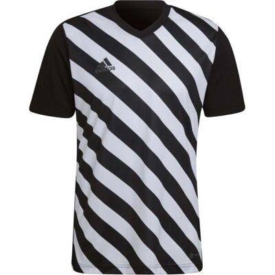 Piłka nożna Adidas Entrada 22 HF0126 - Cały rok dla mężczyzn czarno-biały Piłka nożna Adidas Entrada 22 HF0126 - Cały rok dla mężczyzn czarno-biały