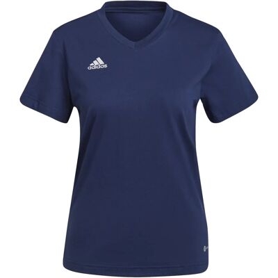 adidas Dames ENT22 V-Hals Korte Mouwen T-Shirt - Sportkleding adidas Dames ENT22 V-Hals Korte Mouwen T-Shirt - Sportkleding