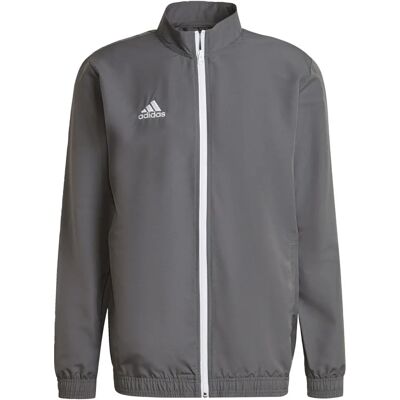 Adidas Entrada 22 Track Jacke - Grau - Herren - Vollreißverschluss Adidas Entrada 22 Track Jacke - Grau - Herren - Vollreißverschluss