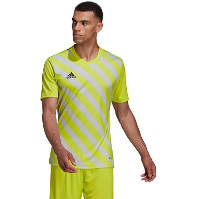 Maillot de football Adidas Entrada 22 HF0118 - Jaune - Publicité Maillot de football Adidas Entrada 22 HF0118 - Jaune - Publicité