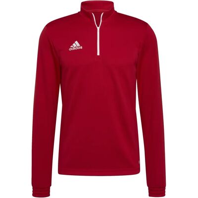 Adidas Entrada 22 H57556 Training Top - Red - Slim Fit - All Year Men Adidas Entrada 22 H57556 Training Top - Red - Slim Fit - All Year Men