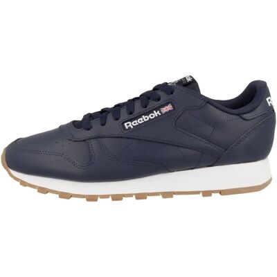 Chaussures Reebok Classic Leather - Bleu - Chaussures Chaussures Reebok Classic Leather - Bleu - Chaussures