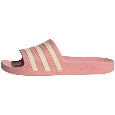 Adidas Womens Adilette Aqua Slides - Wonder Mauve/Wonder White/Wonder Mauve Adidas Womens Adilette Aqua Slides - Wonder Mauve/Wonder White/Wonder Mauve