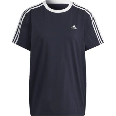 Maglietta adidas 3-Stripes Blu - Donna - Abbigliamento Sportivo Maglietta adidas 3-Stripes Blu - Donna - Abbigliamento Sportivo