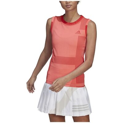 Adidas - Tennis Premium Primeknit Tank Top W - Acidrot - XS Adidas - Tennis Premium Primeknit Tank Top W - Acidrot - XS