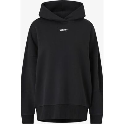 Reebok Lux Oversized Hoodie - Sort - Kvinde Reebok Lux Oversized Hoodie - Sort - Kvinde