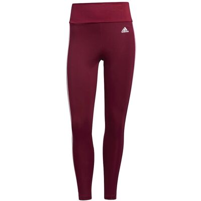 adidas Αθλητικά 7/8 με ψηλή μέση και 3 ρίγες - Κόκκινα adidas Αθλητικά 7/8 με ψηλή μέση και 3 ρίγες - Κόκκινα