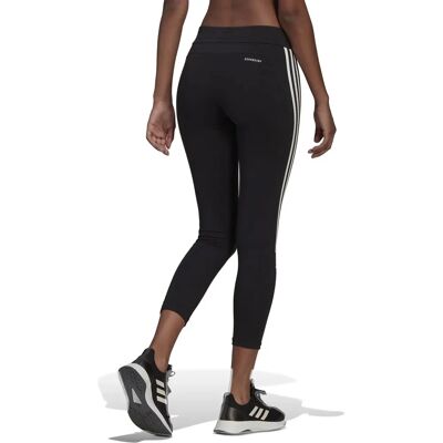 adidas AEROREADY Designed To Move Baumwoll-ähnliche 7/8 Leggings - Schwarz adidas AEROREADY Designed To Move Baumwoll-ähnliche 7/8 Leggings - Schwarz
