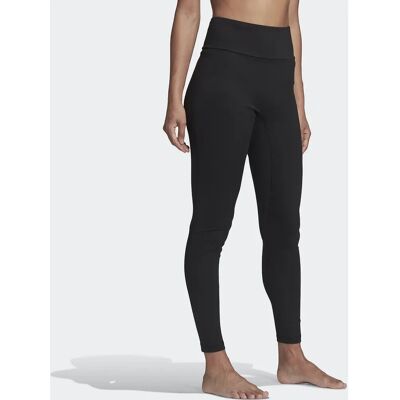 Legginsy do jogi z wysokim stanem adidas - Czarny Legginsy do jogi z wysokim stanem adidas - Czarny