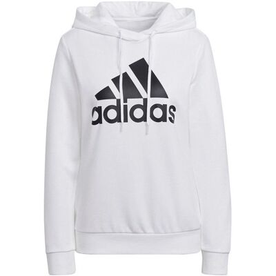 Vit Adidas Relaxed Logo HD1800 hoodie - Hela året för kvinnor Vit Adidas Relaxed Logo HD1800 hoodie - Hela året för kvinnor