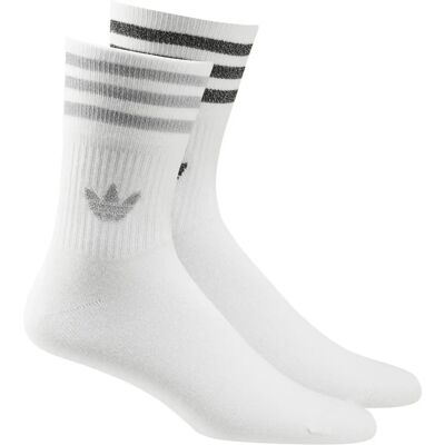 adidas Mid-Cut Glitter Crew Sokker - 2 Par - Hvid adidas Mid-Cut Glitter Crew Sokker - 2 Par - Hvid