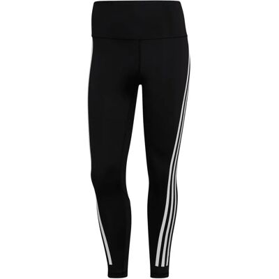 adidas Dames Optime Trainicons 7/8 Leggings - Zwart/Wit adidas Dames Optime Trainicons 7/8 Leggings - Zwart/Wit
