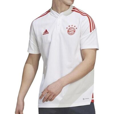 Adidas Bayern Munich Polo - Wit - XS Adidas Bayern Munich Polo - Wit - XS