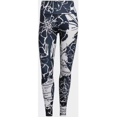 adidas Hoge Taille Bloemenlegging - 7/8 Lengte adidas Hoge Taille Bloemenlegging - 7/8 Lengte