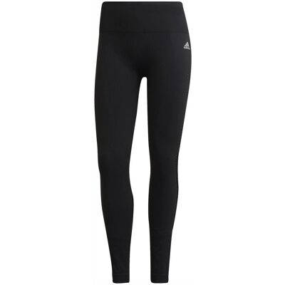 Dam Aeroknit 7/8 Löparleggings - Svart - Lätt, andningsbar, sömlös Dam Aeroknit 7/8 Löparleggings - Svart - Lätt, andningsbar, sömlös