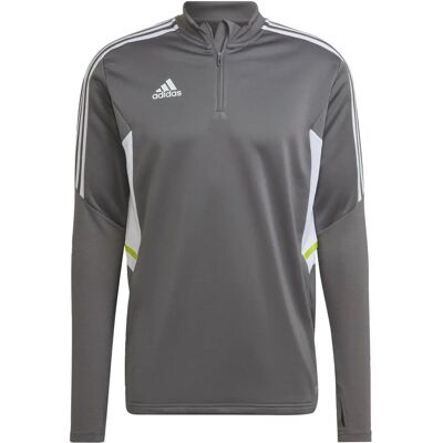 Adidas Condivo 22 Training Top - Slim Fit - Grau-Weiß Adidas Condivo 22 Training Top - Slim Fit - Grau-Weiß