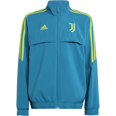 Adidas Juventus Jas - Active Teal - Kids Blauw - 15/16 Jaar - 86-91 cm Adidas Juventus Jas - Active Teal - Kids Blauw - 15/16 Jaar - 86-91 cm
