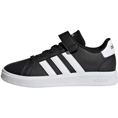 adidas Grand Court Buty dla Dzieci - Czarny/Biały adidas Grand Court Buty dla Dzieci - Czarny/Biały