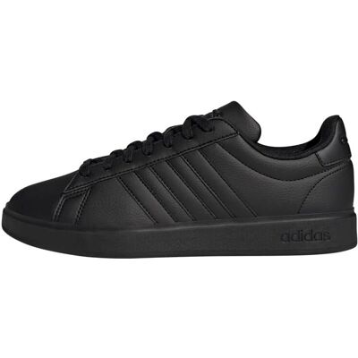 adidas Férfi Grand Court Fekete Cipő - Tenisz ihletett adidas Férfi Grand Court Fekete Cipő - Tenisz ihletett