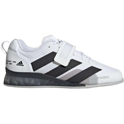 Chaussure de sport Adidas Adipower 3 gris noir blanc - Publicité Chaussure de sport Adidas Adipower 3 gris noir blanc - Publicité