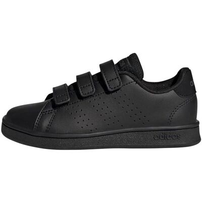 Chaussures Adidas Advantage pour garçons - Noir, Taille 1.5 Chaussures Adidas Advantage pour garçons - Noir, Taille 1.5