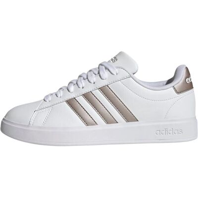 Adidas Grand Court 2.0 Kobiety - cloud white/platinum metallic platinum metallic Adidas Grand Court 2.0 Kobiety - cloud white/platinum metallic platinum metallic