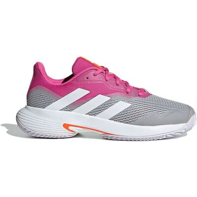 Adidas Grijze Tennisschoenen - Dames Court Jam Control Adidas Grijze Tennisschoenen - Dames Court Jam Control