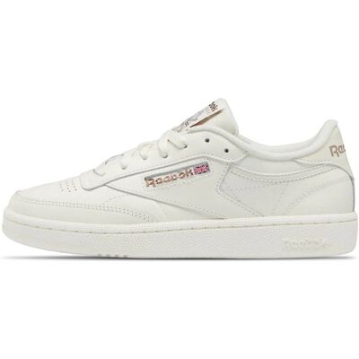 Reebok Club C 85 - Cuir Blanc - Chaussures - Publicité Reebok Club C 85 - Cuir Blanc - Chaussures - Publicité