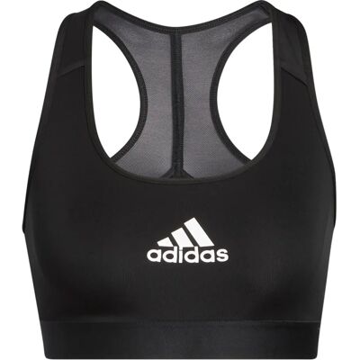 adidas Powerreact Training Medium-Support Bra - Womens - Black adidas Powerreact Training Medium-Support Bra - Womens - Black