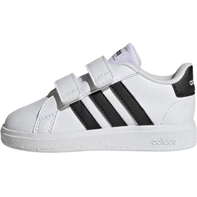 Chaussures adidas Infant Grand Court - Blanc/Noir - Chaussures - Publicité Chaussures adidas Infant Grand Court - Blanc/Noir - Chaussures - Publicité