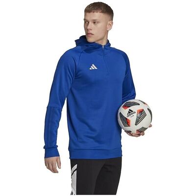 Adidas Tiro 23 Competition Hoodie - Blau - Regulär Passform - Kapuzenpullover Adidas Tiro 23 Competition Hoodie - Blau - Regulär Passform - Kapuzenpullover