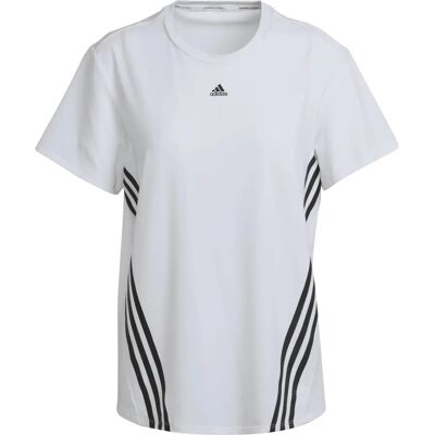 adidas Train Icons 3-ριγέ Λευκό T-shirt - Προπόνηση adidas Train Icons 3-ριγέ Λευκό T-shirt - Προπόνηση