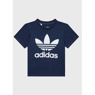 adidas Dziecięca Koszulka Trefoil Niebieska adidas Dziecięca Koszulka Trefoil Niebieska