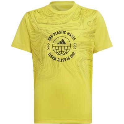adidas UNITEFIT AEROREADY Lauf für die Ozeane T-Shirt - Gelb adidas UNITEFIT AEROREADY Lauf für die Ozeane T-Shirt - Gelb