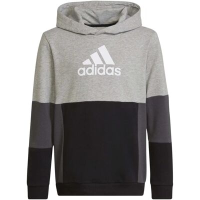adidas Kids Grau Colourblock Hoodie - Hoodie adidas Kids Grau Colourblock Hoodie - Hoodie