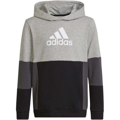 adidas Kids Colourblock Hoodie - Grey - Hoodie adidas Kids Colourblock Hoodie - Grey - Hoodie