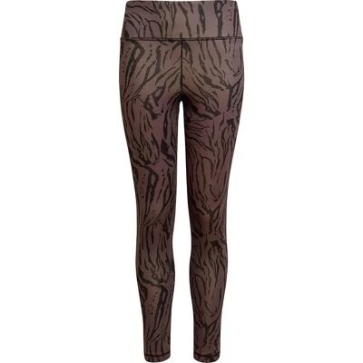 adidas Kinder Optime AEROREADY Tierprint 7/8 Leggings - Grau adidas Kinder Optime AEROREADY Tierprint 7/8 Leggings - Grau