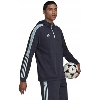 adidas Tiro Hoodie - Niebieski - Bluza z Kapturem - Casual Sportowy Styl adidas Tiro Hoodie - Niebieski - Bluza z Kapturem - Casual Sportowy Styl